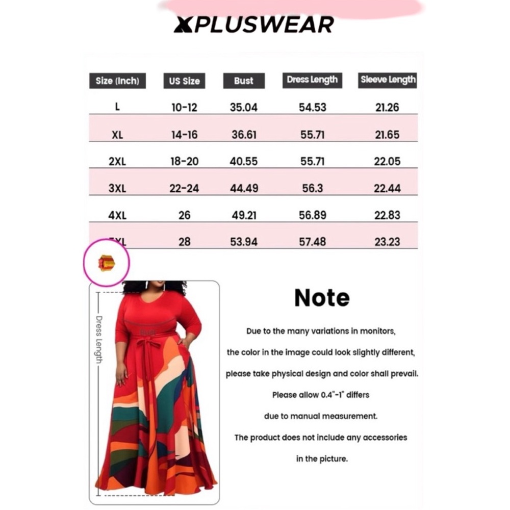 NWOT Xpluswear Design Casual Dress - Picture 4 of 4